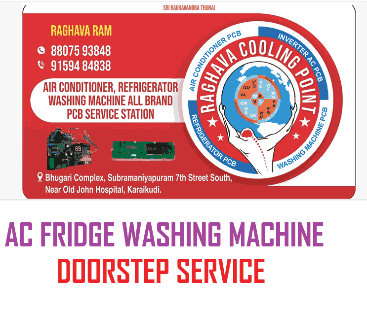Raghava Cooling Point AC Service center in Karaikudi